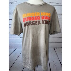 Burger King Tee shirt Graphic T-Shirt Adult Large Uniform Restaurant NWOT Unisex
